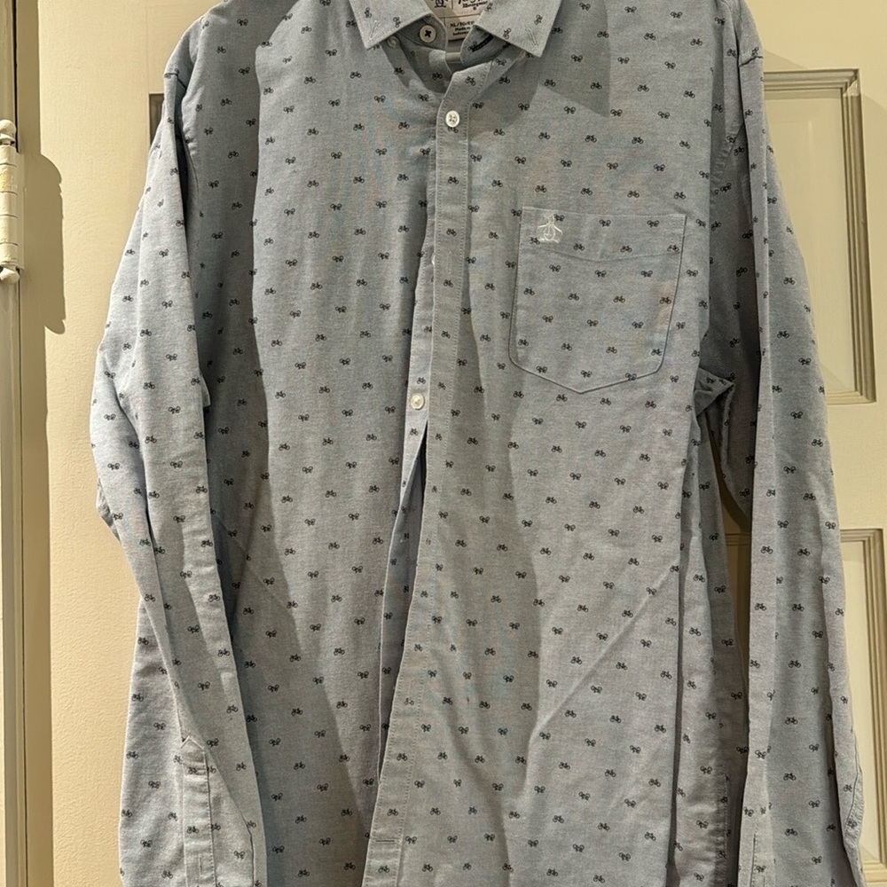 Men’s Button Down—with Bicycles!